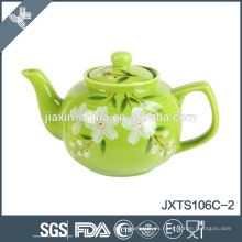 La tetera de 2015 teñió el pote de cerámica del té 6cup, tetera pintada a mano, tetera del estilo chino
